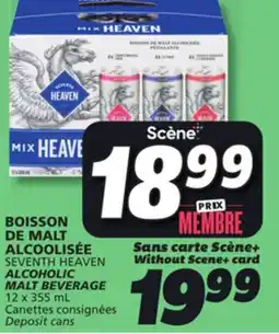 IGA SEVENTH HEAVEN ALCOHOLIC MALT BEVERAGE offer