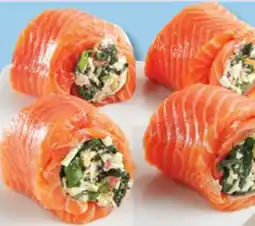 IGA C'EST PRÊT! À CUIRE FRESH STUFFED ATLANTIC SALMON ROLL offer