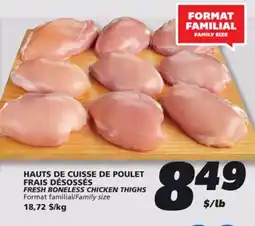 IGA FRESH BONELESS CHICKEN THIGHS offer