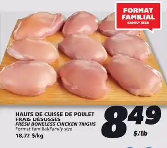 IGA FRESH BONELESS CHICKEN THIGHS offer