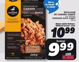 IGA LAC BROME SHREDDED DUCK CONFIT offer