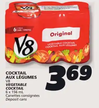 IGA V8 VEGETABLE COCKTAIL offer