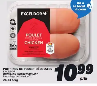 IGA BONELESS CHICKEN BREAST offer