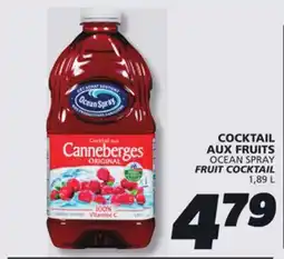 IGA OCEAN SPRAY FRUIT COCKTAIL offer