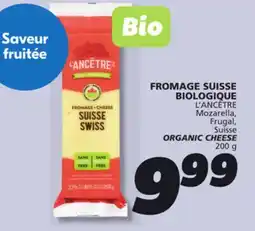 IGA Suisse ORGANIC CHEESE offer