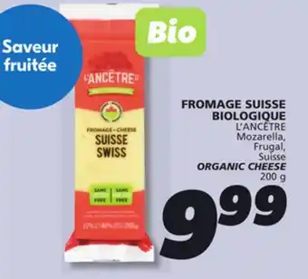 IGA Suisse ORGANIC CHEESE offer