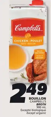 IGA CAMPBELL'S BROTH offer