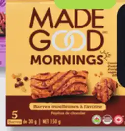 IGA MADE GOOD ORGANIC BARS, COOKIES, CRACKERS OR SQUARES offer