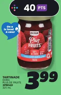 IGA DORA PLUS DE FRUITS SPREAD offer