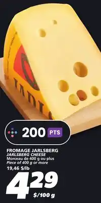 IGA JARLSBERG CHEESE offer