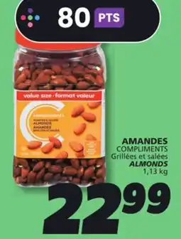 IGA ALMONDS offer