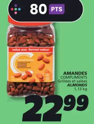 IGA ALMONDS offer