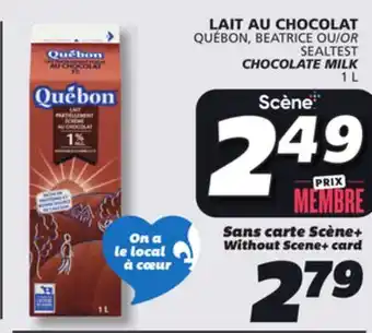 IGA SEALTEST CHOCOLATE MILK offer