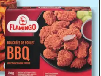 IGA FLAMINGO FROZEN BREADED CHICKEN BREAST CHUNKIES offer