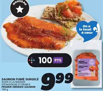 IGA SUSHI À LA MAISON FROZEN SMOKED SALMON offer