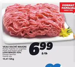 IGA LEAN MINCED VEAL offer