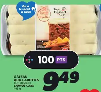 IGA TOP DESSERT CARROT CAKE offer