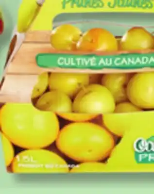 IGA YELLOW PLUMS offer