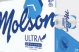 IGA MOLSON ULTRA BEER offer