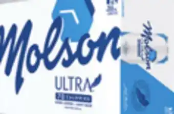 IGA MOLSON ULTRA BEER offer