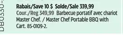 Canadian Tire Master Chef Portable BBQ with Cart offer