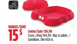 Canadian Tire STEP 2 Sandbox offer