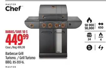 Canadian Tire MASTER CHEF Grill Turismo BBQ offer