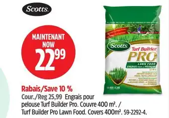 Canadian Tire Scotts Turf Builder Pro Lawn Food offer
