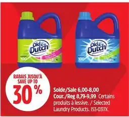 Canadian Tire Selected Laundry Products offer
