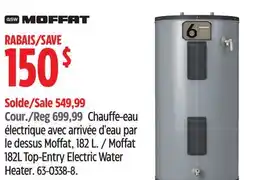 Canadian Tire Moffat 182L Top-Entry Electric Water Heater offer