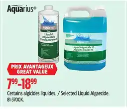 Canadian Tire Selected Liquid Algaecide offer