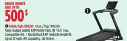 Canadian Tire NordicTrack EXP Foldable Treadmill offer