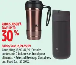 Canadian Tire Bubba Selected Beverage Containers and Food Jar offer