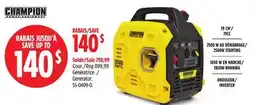 Canadian Tire CHAMPION Generator offer