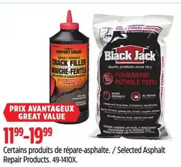 Canadian Tire Selected Asphalt Repair Products offer