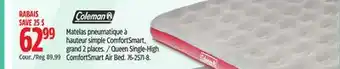 Canadian Tire Coleman Queen Single-High ComfortSmart Air Bed offer