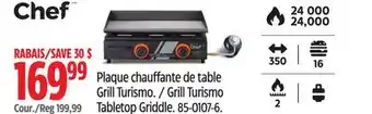 Canadian Tire Grill Turismo Tabletop Griddle offer