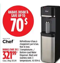 Canadian Tire Master chef Bottom-Load Water Dispenser offer
