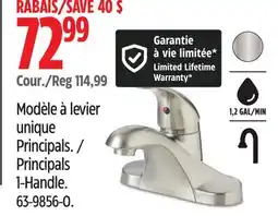 Canadian Tire Principals 1-Handle offer