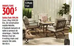 Canadian Tire Canvas Melville Motion Chat Set offer
