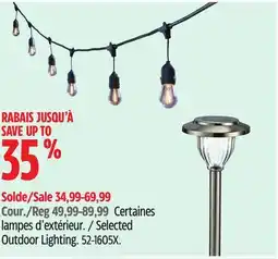 Canadian Tire Noma Selected Outdoor Lighting offer