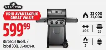 Canadian Tire Napoleon Rebel BBQ offer