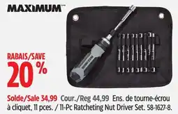 Canadian Tire Maximum 11-Pc Ratcheting Nut Driver Set offer