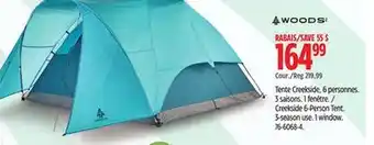 Canadian Tire Woods Creekside 6-Person Tent offer