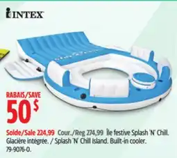 Canadian Tire Splash 'N' Chill Island offer