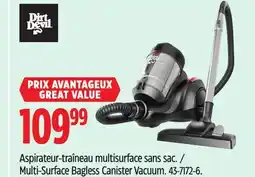 Canadian Tire Dirt Devil Multi-Surface Bagless Canister Vacuum offer