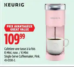 Canadian Tire KEURIG K-Mini Single-Serve Coffeemaker offer