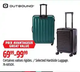 Canadian Tire Outbound Green Hardside Carry-On Luggage Spinner offer