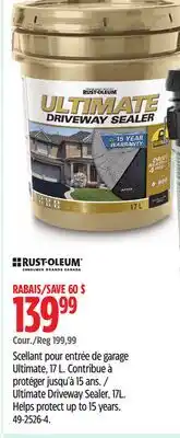 Canadian Tire Ultimate Driveway Sealer offer