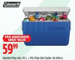 Canadian Tire Coleman 45L Poly-Lite Cooler offer